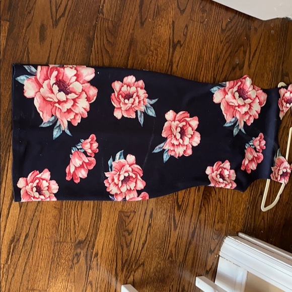 Aldi Dresses Floral Polyesterspandex Dress Brand Aqua Poshmark